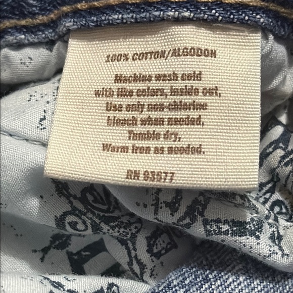 Decree Blue Straight Jeans with Distressed Details - Picture 4 of 5